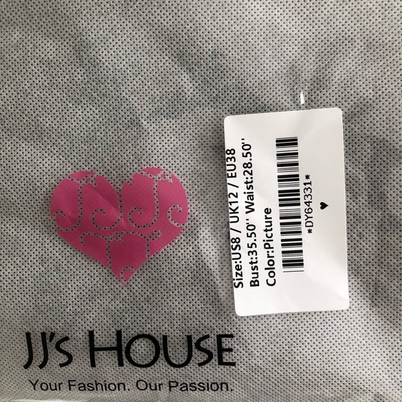 Princess One-Shoulder floor-length chiffon dress - Picture 5 of 7